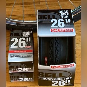 Road Bike tire +2 inner tube